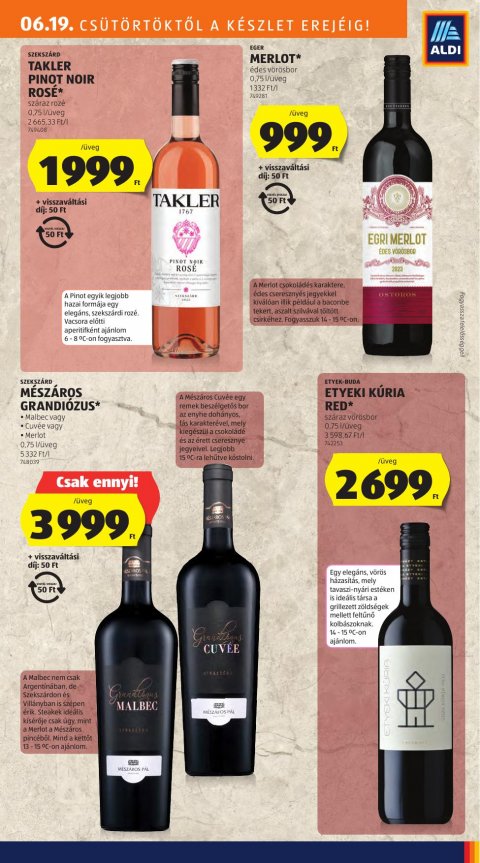 ALDI akciós újság