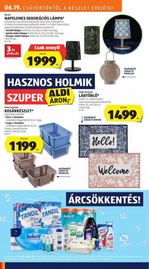 ALDI akciós újság