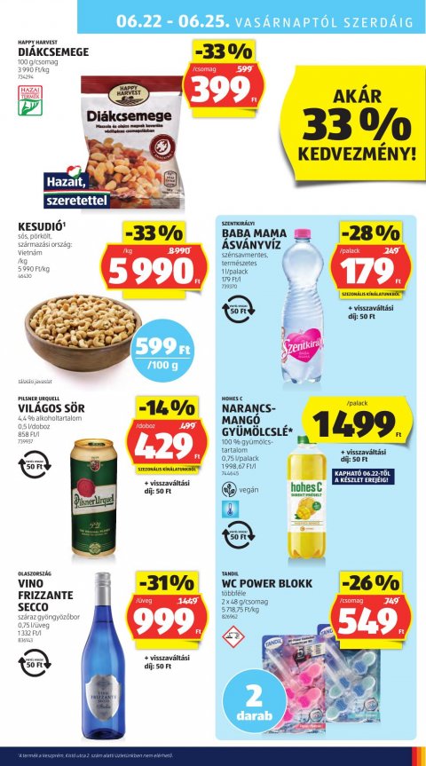 ALDI akciós újság