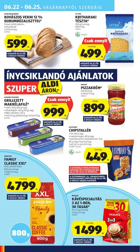 ALDI akciós újság