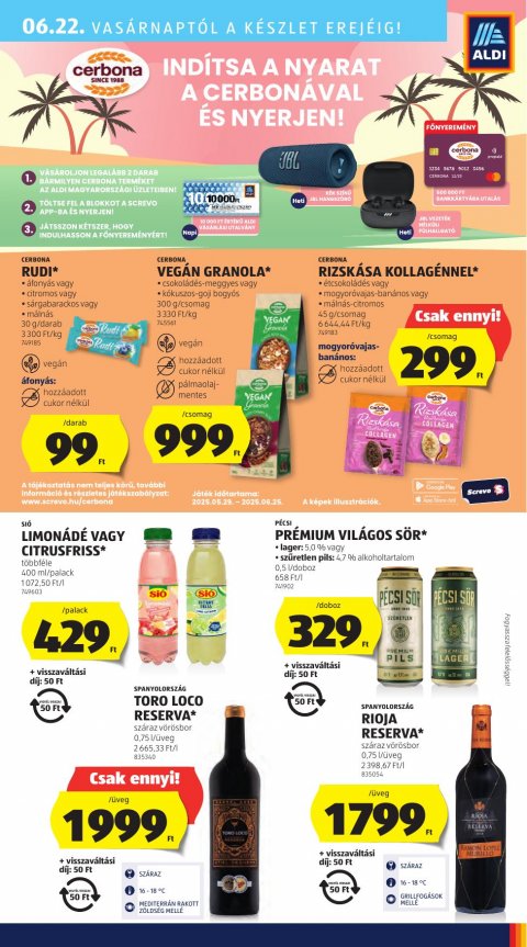 ALDI akciós újság