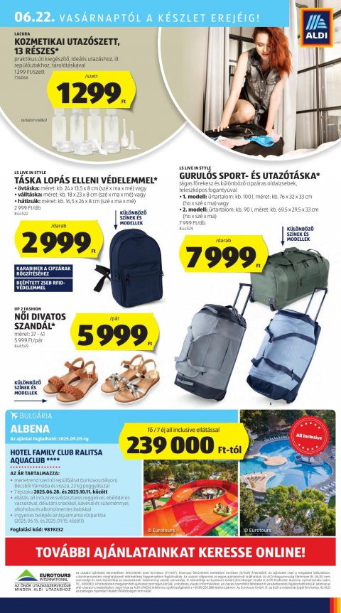 ALDI akciós újság