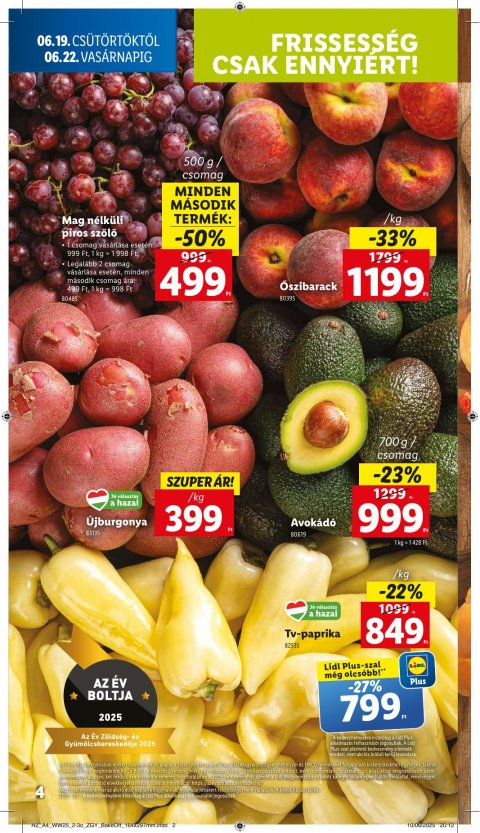 LIDL akciós újság