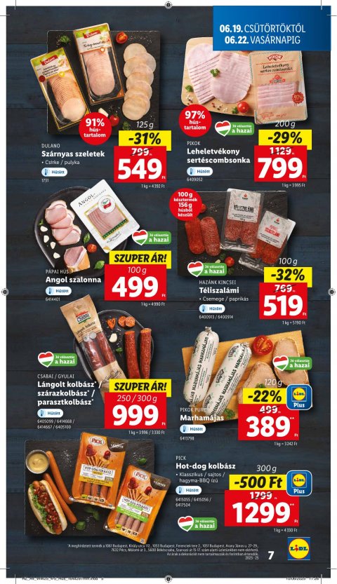 LIDL akciós újság