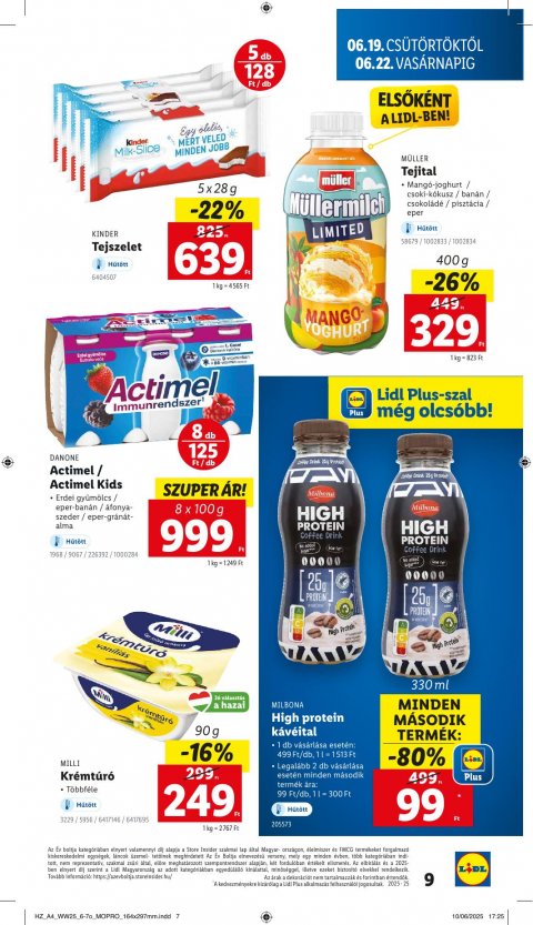 LIDL akciós újság