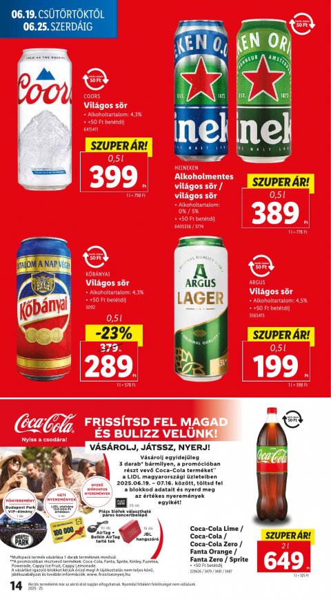LIDL akciós újság