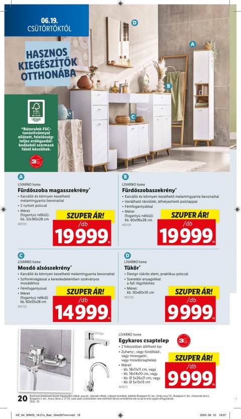LIDL akciós újság