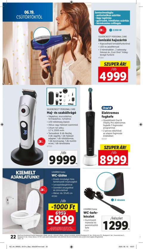 LIDL akciós újság