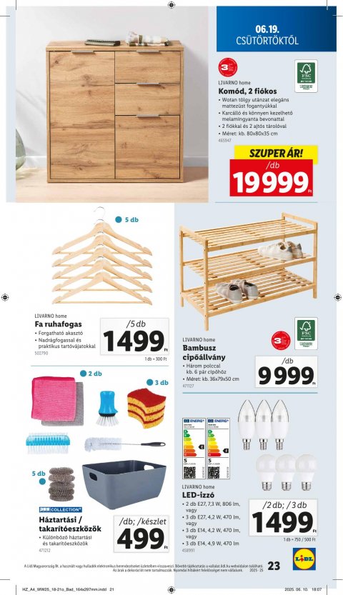 LIDL akciós újság