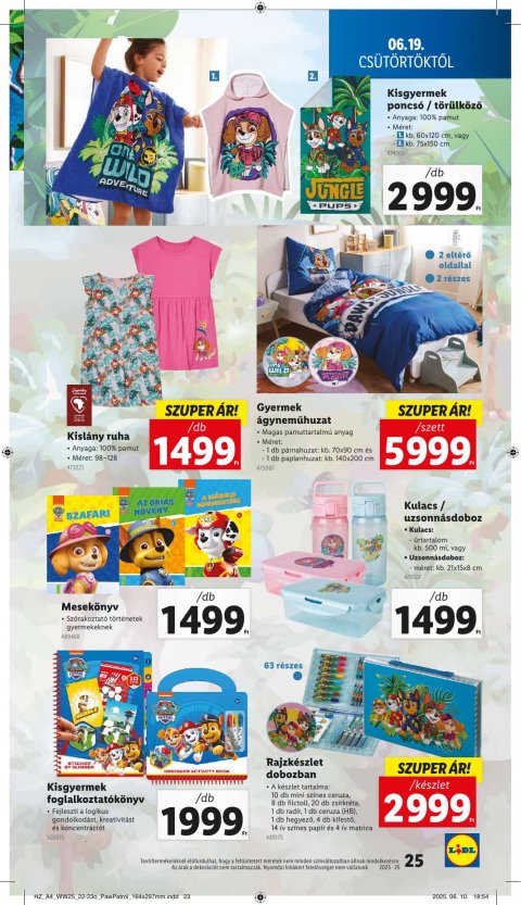 LIDL akciós újság