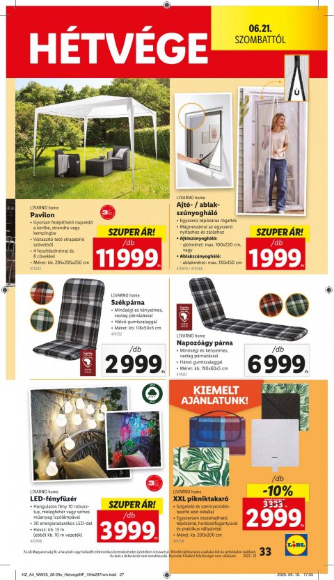 LIDL akciós újság