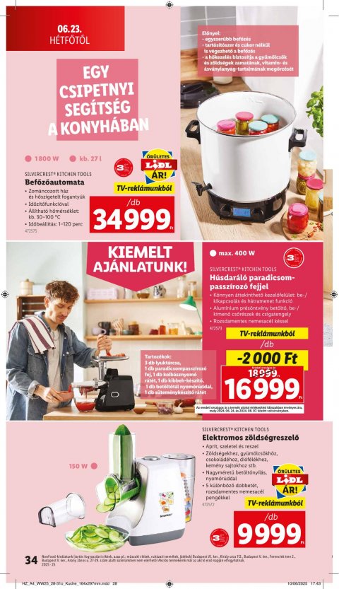 LIDL akciós újság