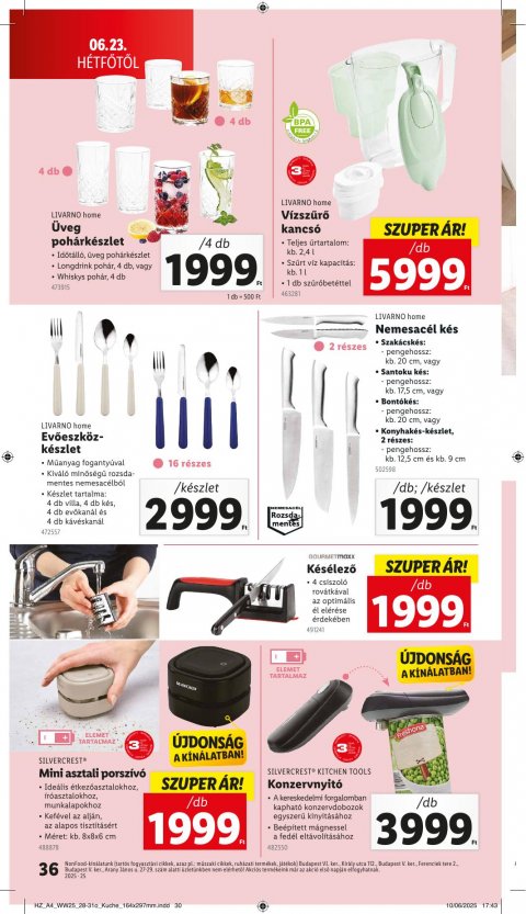 LIDL akciós újság