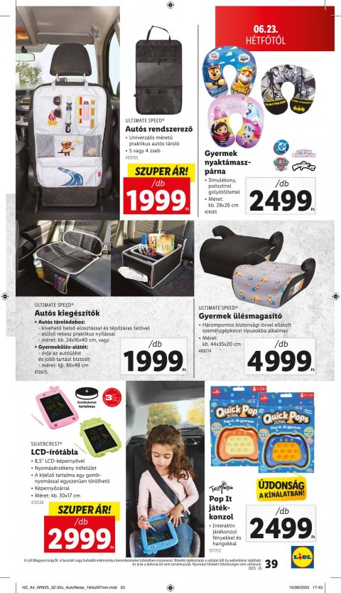 LIDL akciós újság