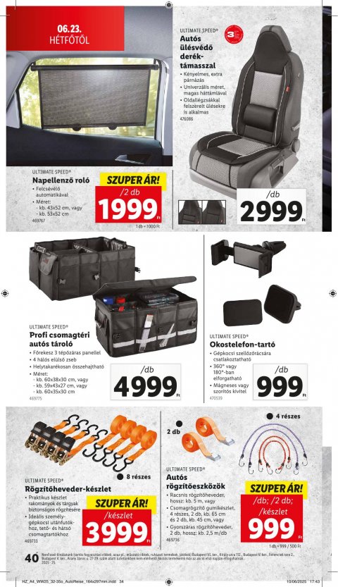 LIDL akciós újság