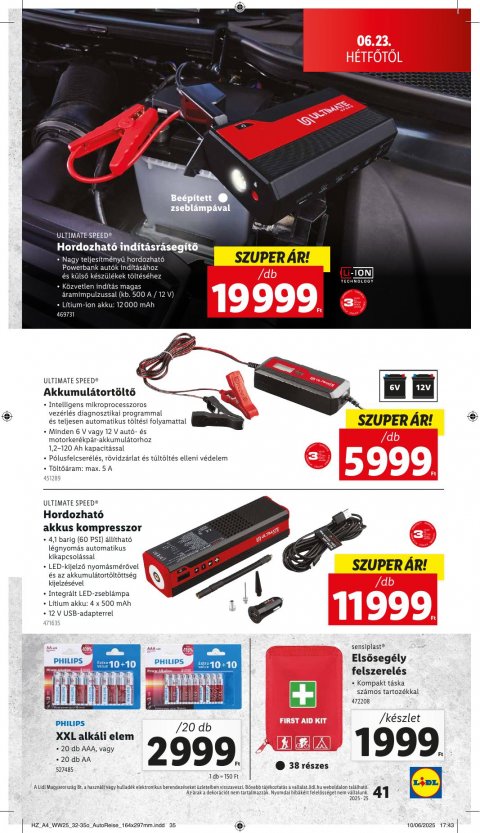 LIDL akciós újság