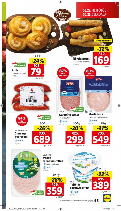 LIDL akciós újság