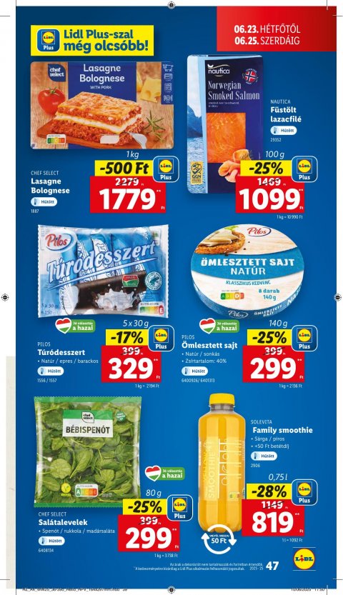 LIDL akciós újság