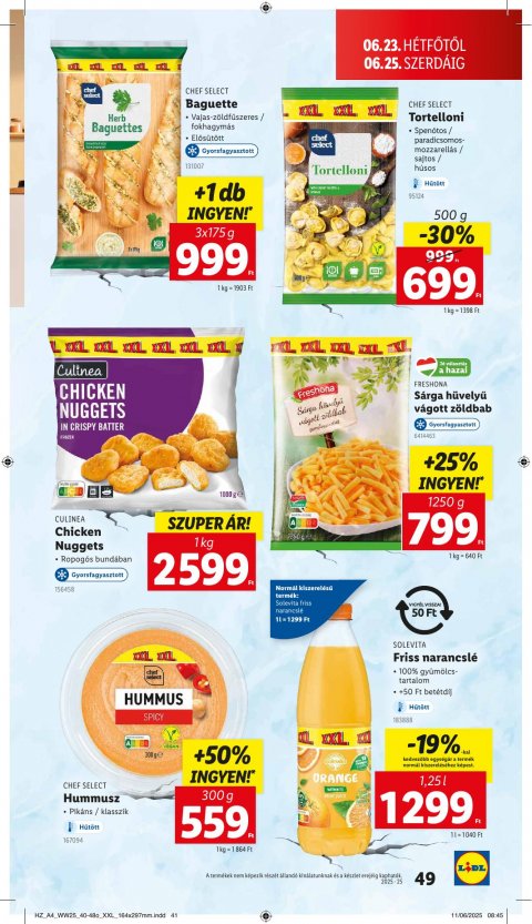 LIDL akciós újság