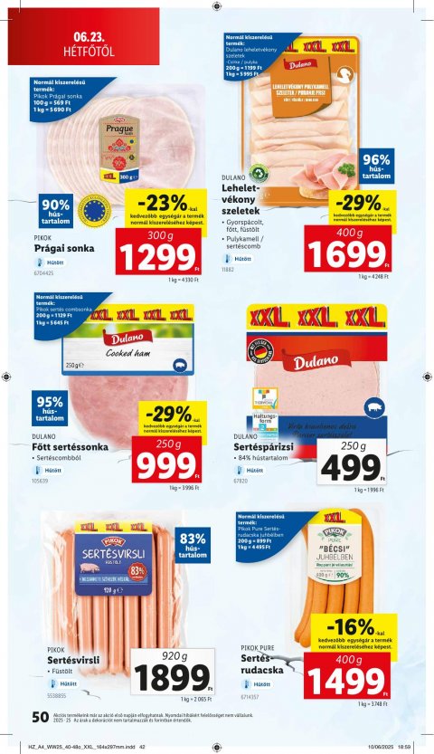 LIDL akciós újság