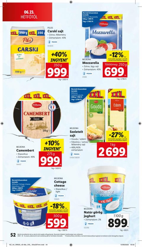 LIDL akciós újság