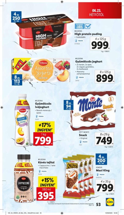 LIDL akciós újság