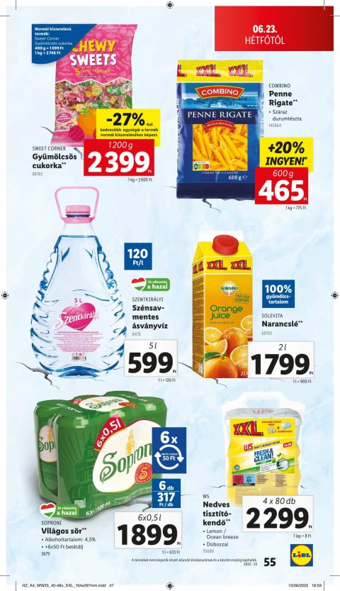 LIDL akciós újság