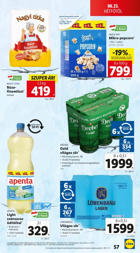 LIDL akciós újság