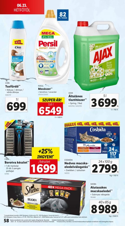 LIDL akciós újság