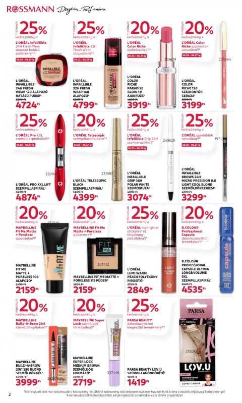 ROSSMANN akciós újság