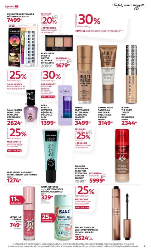 ROSSMANN akciós újság