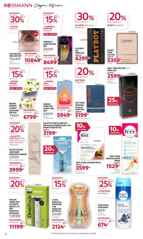 ROSSMANN akciós újság