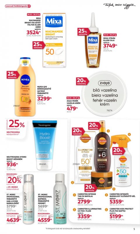 ROSSMANN akciós újság
