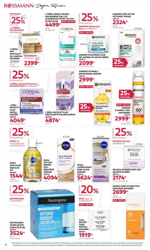 ROSSMANN akciós újság