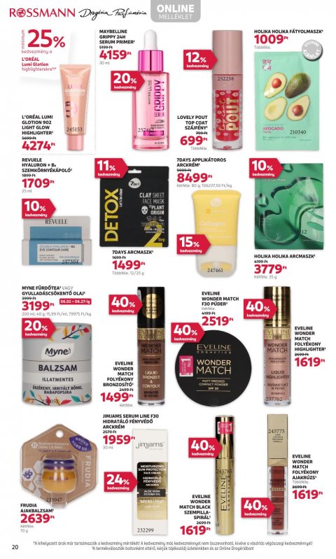 ROSSMANN akciós újság