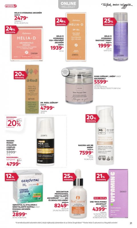 ROSSMANN akciós újság