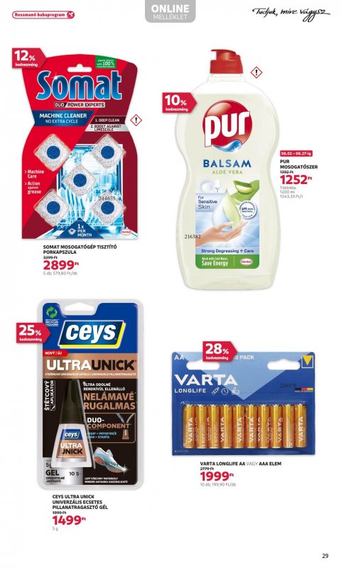 ROSSMANN akciós újság