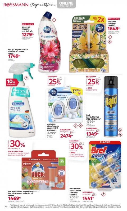 ROSSMANN akciós újság