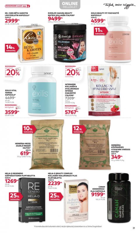 ROSSMANN akciós újság