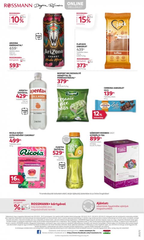 ROSSMANN akciós újság