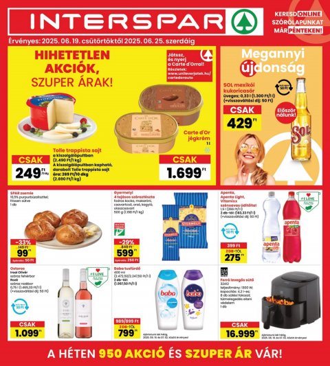 INTERSPAR akciós újság