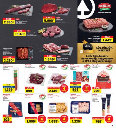 INTERSPAR akciós újság