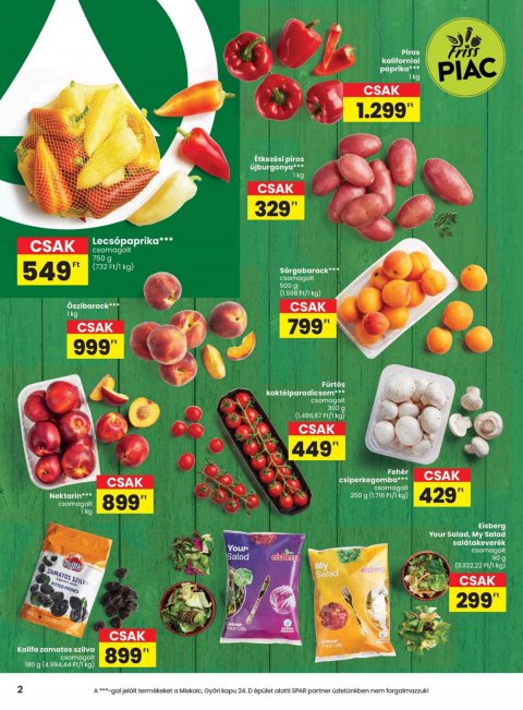 SPAR akciós újság