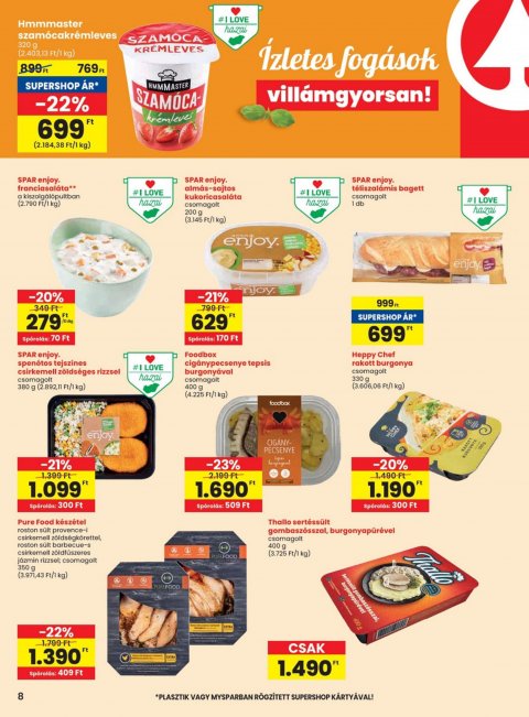 SPAR akciós újság