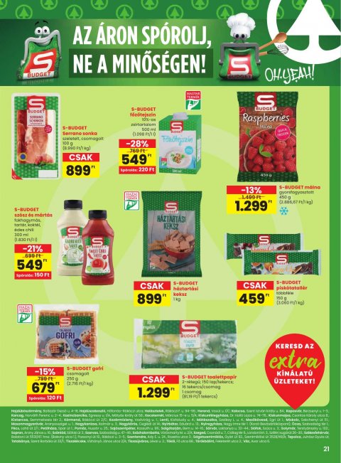 SPAR Extra akciós újság