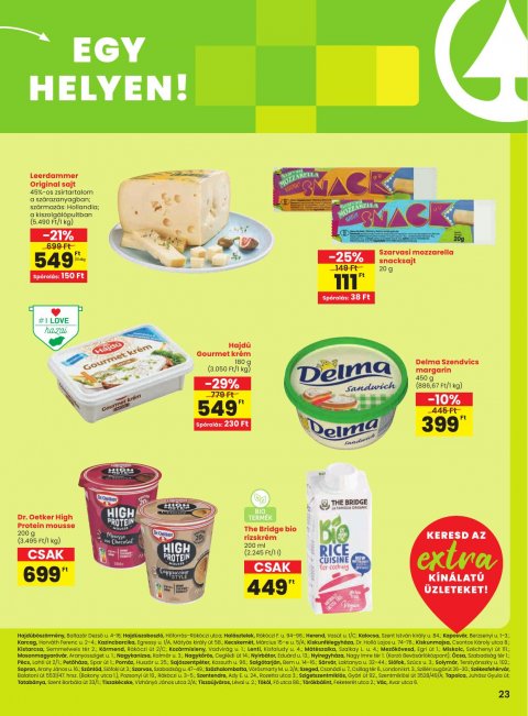 SPAR Extra akciós újság