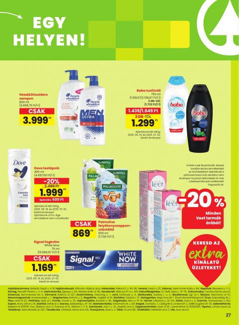SPAR Extra akciós újság