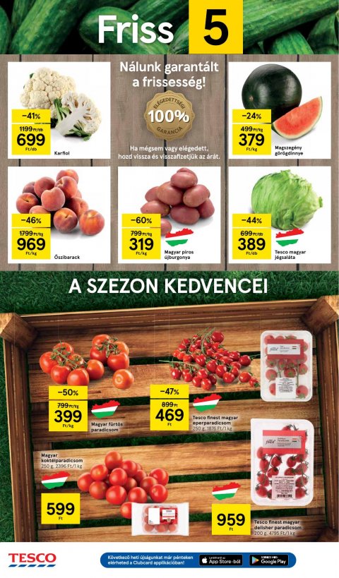 TESCO Hipermarket akciós újság