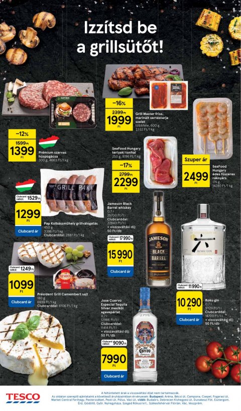 TESCO Hipermarket akciós újság