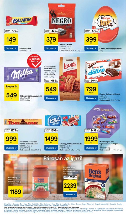 TESCO Hipermarket akciós újság